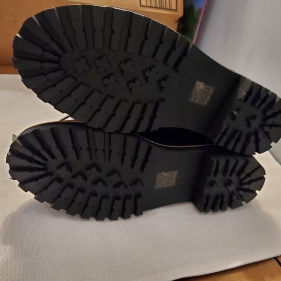 New Vici Brycen Black Lace Up Combat Boots 7 - Picture 8 of 8